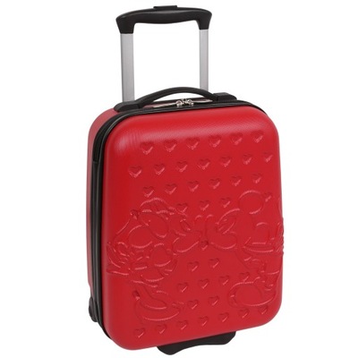 Myszka Mickey i Minnie Disney Czerwona, mała walizka podróżna 37x30x17cm