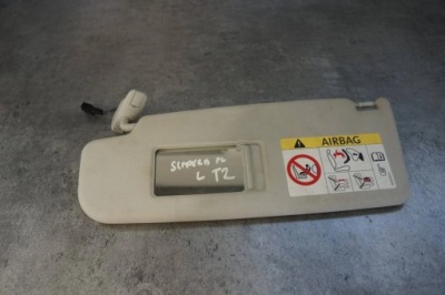 Козирок захист сонцезахисна ліва skoda superb ii lift фото №1