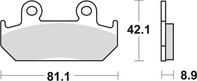 TRW LUCAS ZAPATAS DE FRENADO KH121 SINTER STREET HONDA CBR 600 87-94 PARTE DELANTERA  