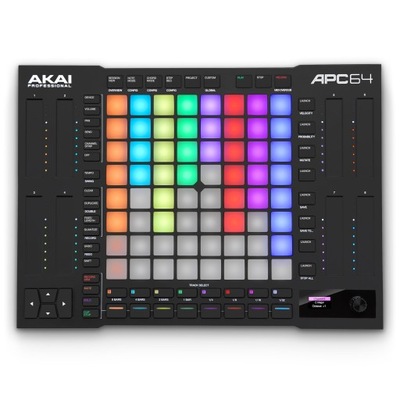 AKAI Professional APC64 Ableton MIDI Controller with 8 Touch Strips, Step S