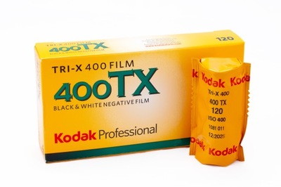 Kodak TRI-X 400/120 negatyw cz-b średni format 1szt. z wielopaku