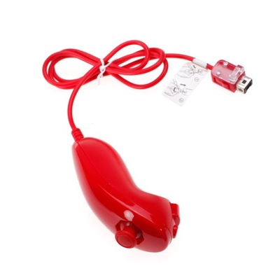 Nunchuck Controller Kontroler gier dla Nintendo Wii Red