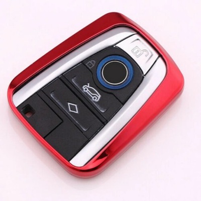 PARA BMW I3I8 CAR TPU KEY CASE BUCKLE PROTECTIVE COVER SILVER/PINK/RED/PURPL  