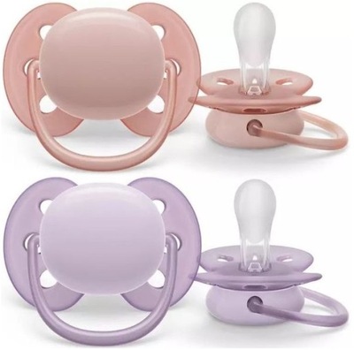 PHILIPS AVENT SMOCZEK USPOKAJAĄCY ULTRA SOFT 0-6m 2szt GIRL