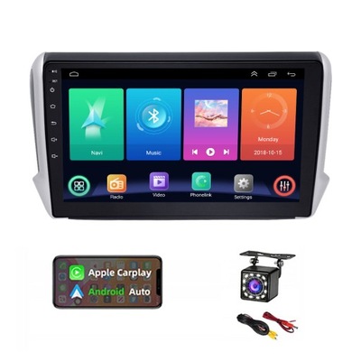 RADIO 2DIN ANDROID12 PEUGEOT 2008 1GB 16GB GPS  