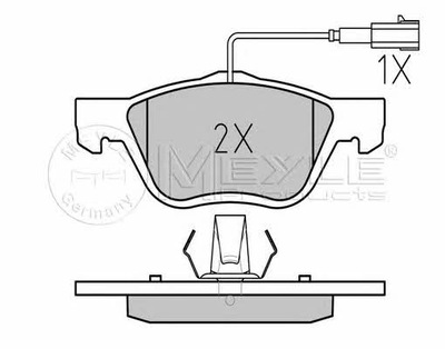 ZAPATAS HAM. FIAT P. MAREA/MULTIPLA 99-10 Z SENSOR  