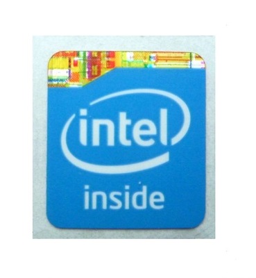 Naklejka Intel inside Haswell Blue 17 x 19 mm 105