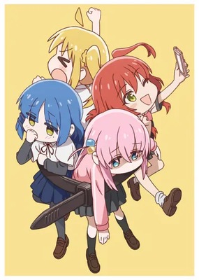 Plakat Anime Bocchi the Rock! BTR_002 A2 (custom)