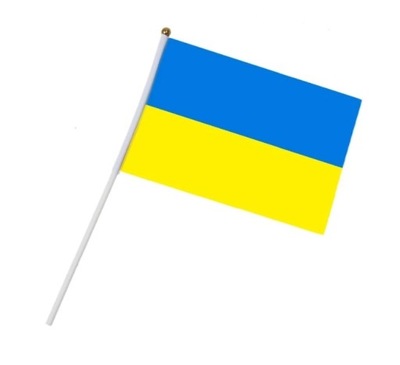 FLAGA UKRAINY mała Ukraina Ukraińska chorągiewka
