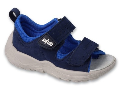 Sandały Sandałki Chłopięce Niebieskie R 23