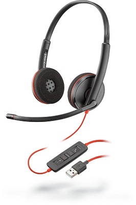 Plantronics Blackwire C3220 Słuchawki nauszne przewodowe z mikrofonem USB
