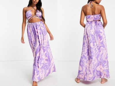 DESIGN Fuller Bust Sukienka plażowa maxi L