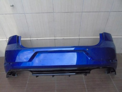 Бампер задня задній vw golf 7 vii lift r line 5g6 фото №1