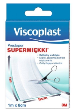 Viscoplast Prestopor Super miękki Plaster do cięcia 1m x 6cm