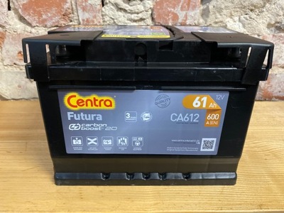 АККУМУЛЯТОР CENTRA FUTURA CA612 12V 61AH 600A