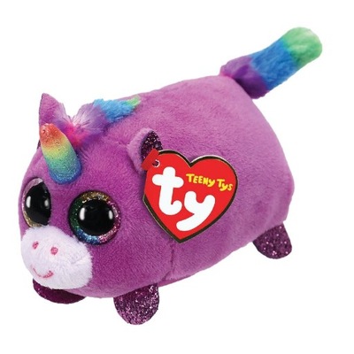 TY Teeny Tys Eenhoorn Knuffel Rozeta 10 cm