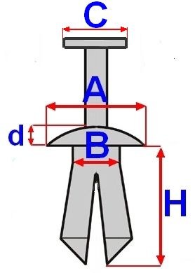 КЛІПСА TAPICERSKA ROMIX B22145