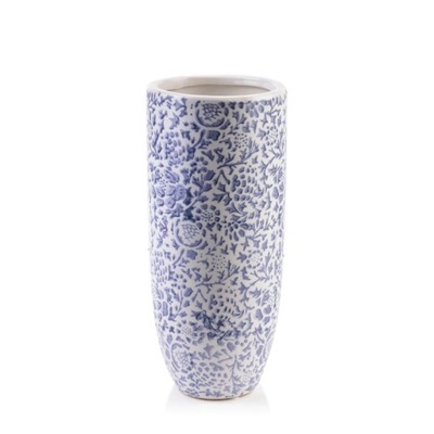 Wazon ceramiczny YANDA niebieski 25,5 cm 4470