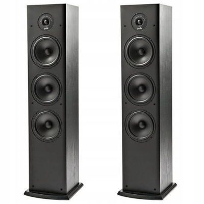 POLK AUDIO T50 CZARNE KOLUMNY PODŁOGOWE STEREO