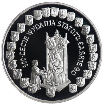 Moneta 10 zł - Statut Łaskiego - 2006 rok