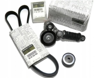 Набір ремінь генератора renault 2.0 16v clio 2 sport 6pk1662 оригінал фото №1