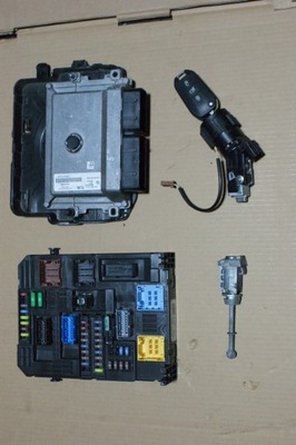 Citroen c3 iii 1.2 vti бортовой компьютер замок зажигания набор фото №1