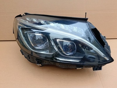 COMPLETO DIODO LUMINOSO LED DELANTERO DERECHA MERCEDES C-KLASA W205 FARO A205 ORIGINAL  