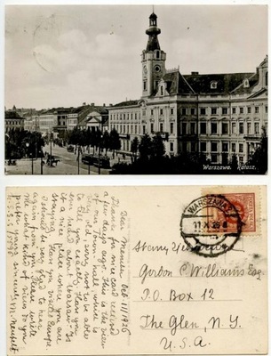 Warszawa Ratusz były Pałac Jabłonowskich 1926r.