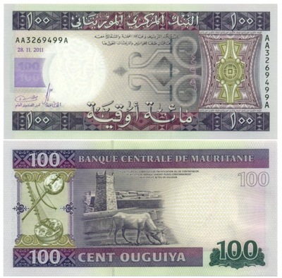 MAURETANIA 100 OUGUIYA 2011 P-16 UNC