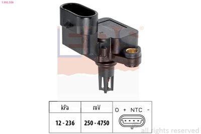 SENSOR PRESIÓN AIRE OPEL VECTRA 2,0 16V 03-  