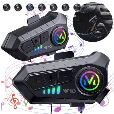 SŁUCHAWKI NA KASK BLUETOOTH 5.3 WIRELESS CALL IPX6 WODOODPORNE INTELIGENTNE