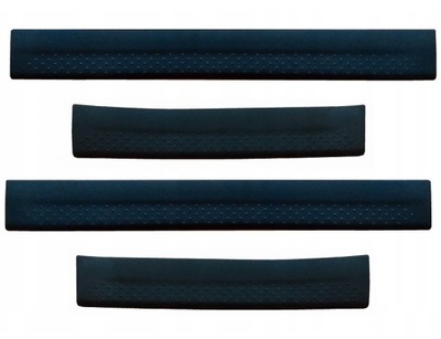 Toyota rav4 2019- накладки накладки пороговые пороги фото №1