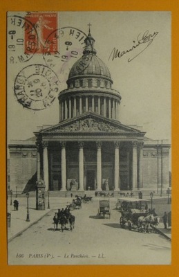 200600, Paryż, Panteon, obieg 1910