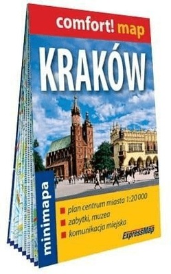 Kraków Comfort! map Plan miasta 1:20 000