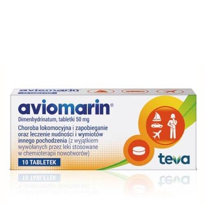 AVIOMARIN 50 mg - 10 tabletek