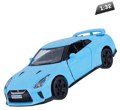 MODELO AUTO 1:32, RMZ NISSAN GT-R 2017, AZUL A3L36  