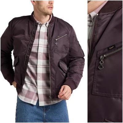 LEE BOMBER JACKET MĘSKA KURTKA PRZEJŚCIOWA L