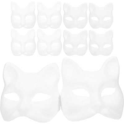 Maska zwierzęca Puste białe maski dla dorosłych Dziecko