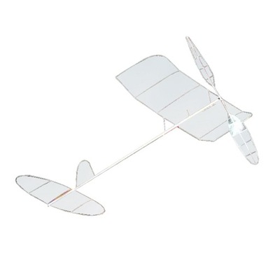 Model samolotu z napędem elastycznym, szybowce,