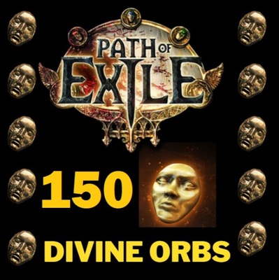 PATH OF EXILE POE STANDARD 150 DIVINE ORB ORBY PC