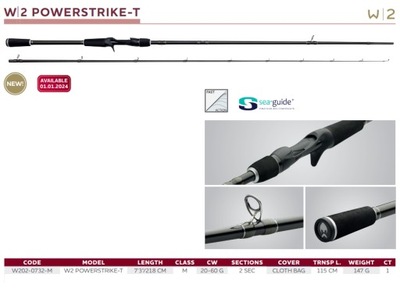 W2 POWERSTRIKE-T 7'3"/218CM M 20-60G 2SEC