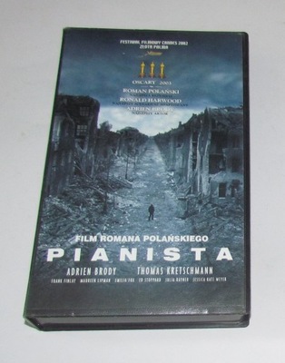 PIANISTA kaseta wideo VHS Roman Polański Adrien Brody