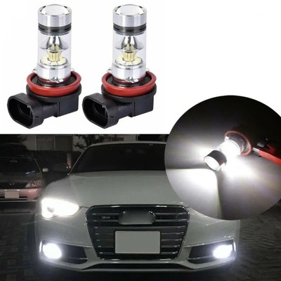 DIOPARA LUMINOSO LED 100W LUCES PARA FAROS PRZECIWMGIELNYCH PARA AUDI A3 A4 A5 A8 Q3 Q5 SQ5 TT  