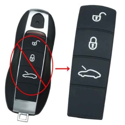 Гумка pilot ключ кнопки porsche кнопки фото №1