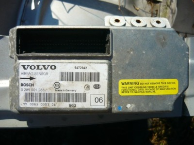 Блок управления air bag 0285001283 volvo s80 фото №1