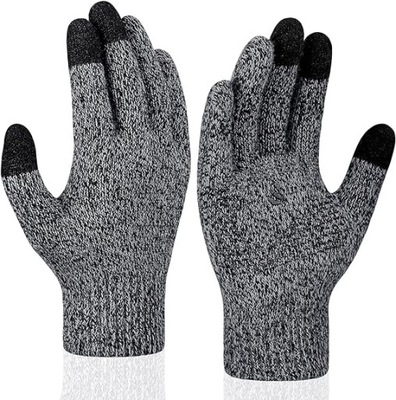 Rękawiczki Zimowe Damskie Dotykowe Ciepłe