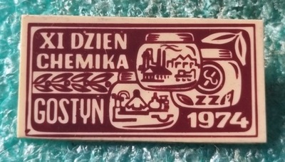 ODZNAKA XI DZIEŃ CHEMIKA GOSTYŃ 1974