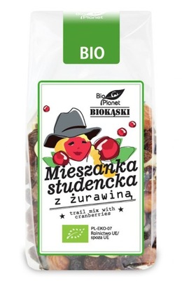 MIESZANKA STUDENCKA Z ŻURAWINĄ BIO 150 g - BIO PLA