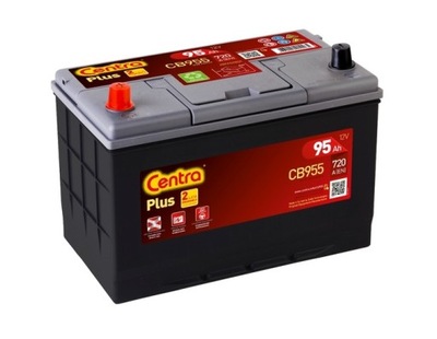 АКУМУЛЯТОР CENTRA PLUS CB955 12V 95AH 720A L+