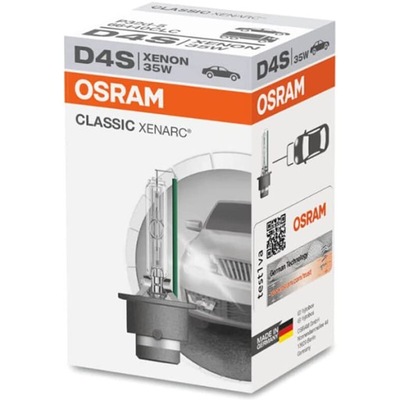 E515B9 OSRAM LAMP (KARTON 1SZT.) D4S 42V 35W P32D-5 XENON XENARC CLASSIC  